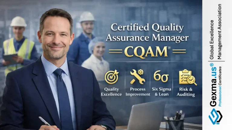 Certified Quality Assurance Manager – CQAM®